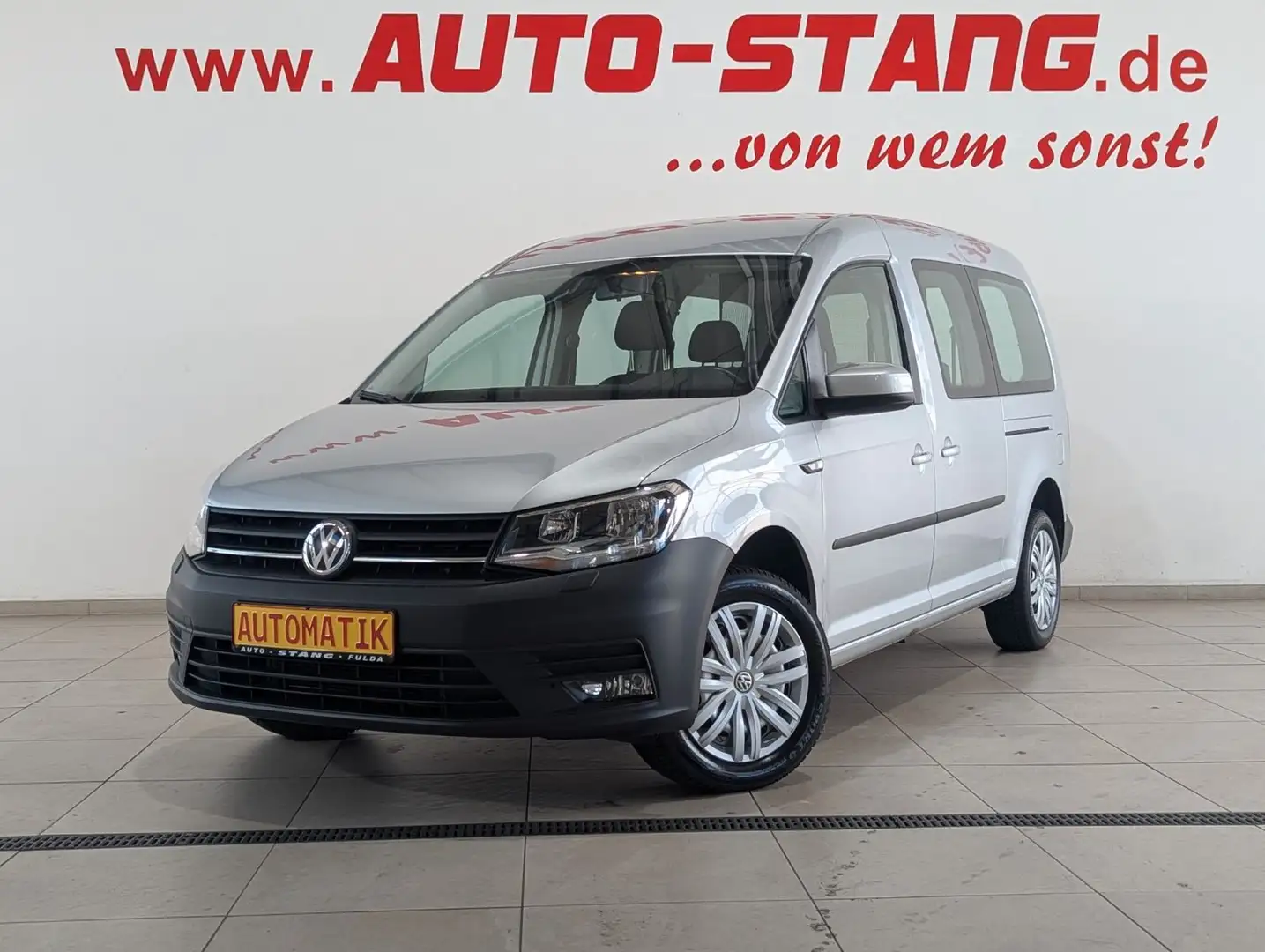 Volkswagen Caddy Maxi Trendline BMT*1.HAND+SCHECKHEFT* srebrna - 1