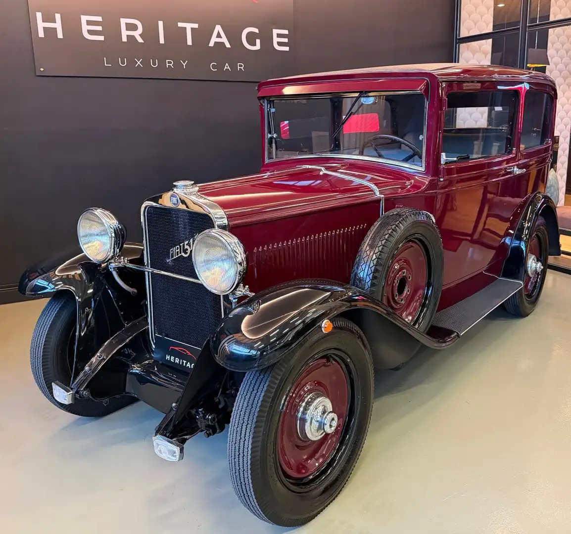 Fiat 514 targa originale TO Rouge - 2