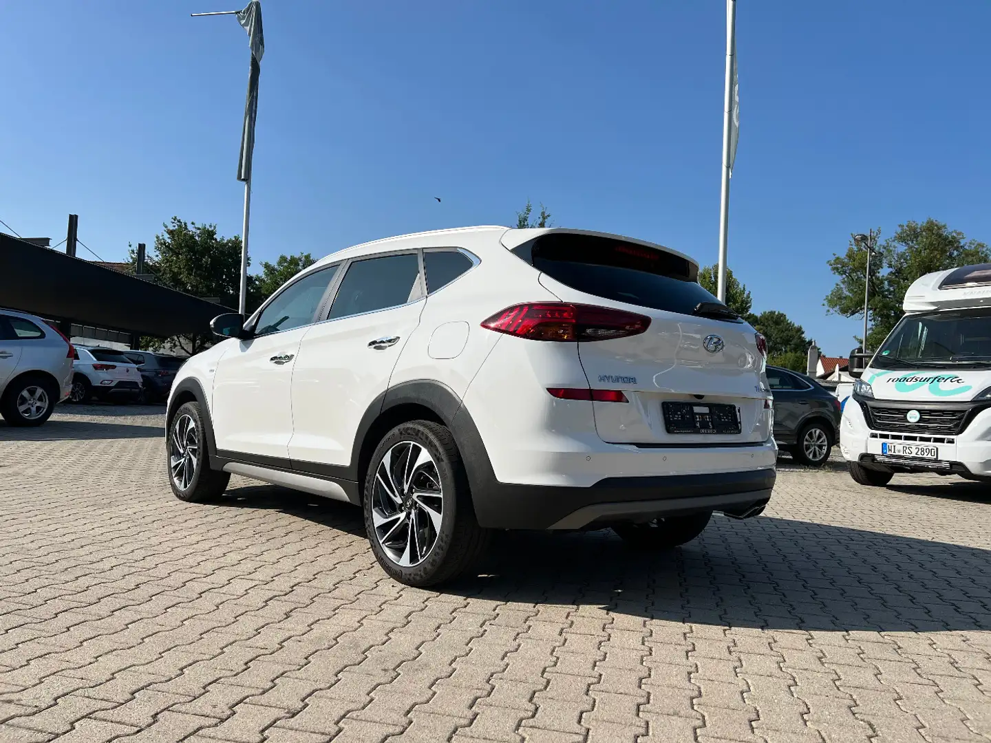 Hyundai TUCSON 1.6 CRDi Mild Hybrid Premium *LED Navi* Blanco - 2