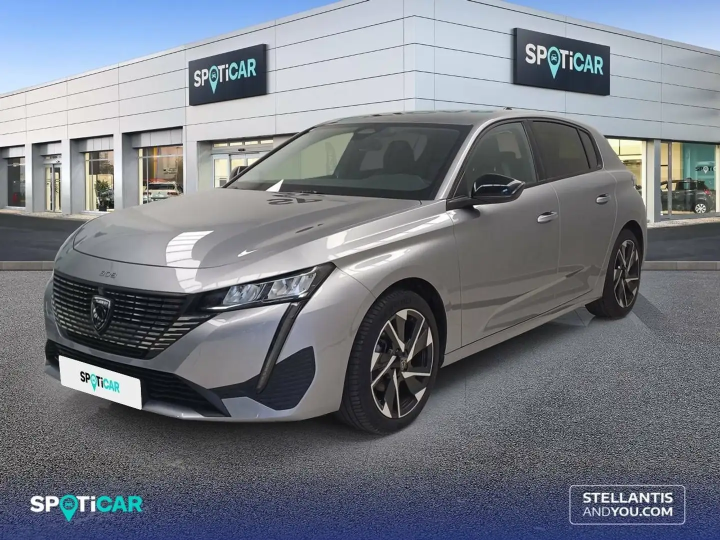 Peugeot 308 1.2 PureTech S&S Allure 130 Gris - 1