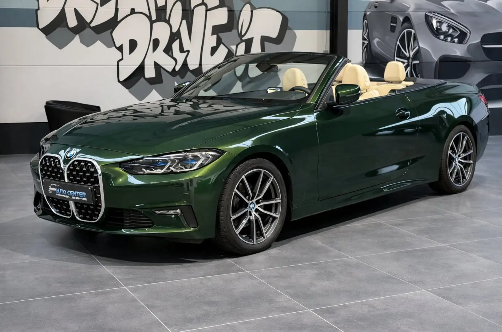 BMW 420 420i Cabrio Aut. Sport Line Laser lights Vert - 1