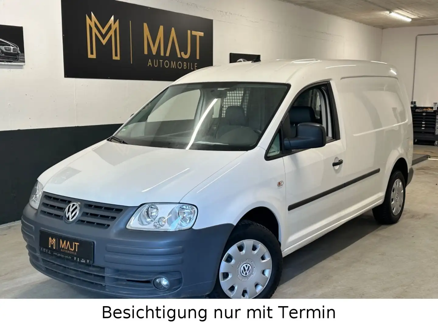 Volkswagen Caddy Maxi Kasten Klima Navi AHK  Benzin/CNG Blanc - 1