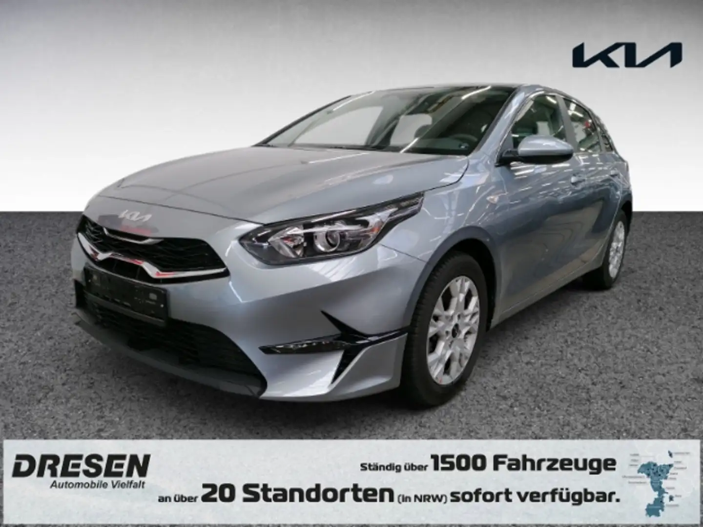 Kia Ceed / cee'd VISION 1.4 EU6d-T 1.0T 100 NAVI,DAB,KLIMA,CARPLAY, Plateado - 1