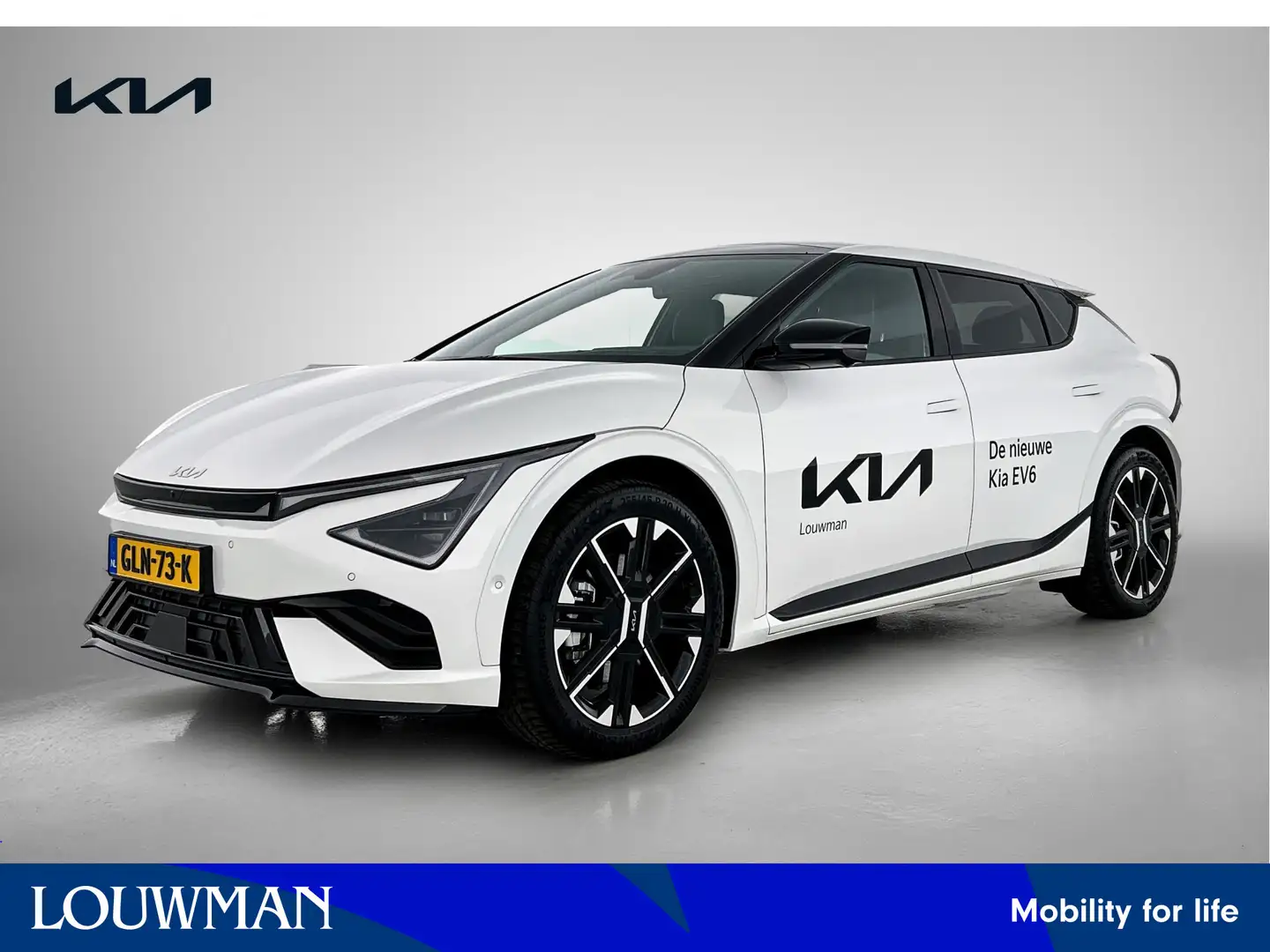 Kia EV6 GT-Line 84 kWh | Meridian Sound | Sunroof | Snow W Wit - 1