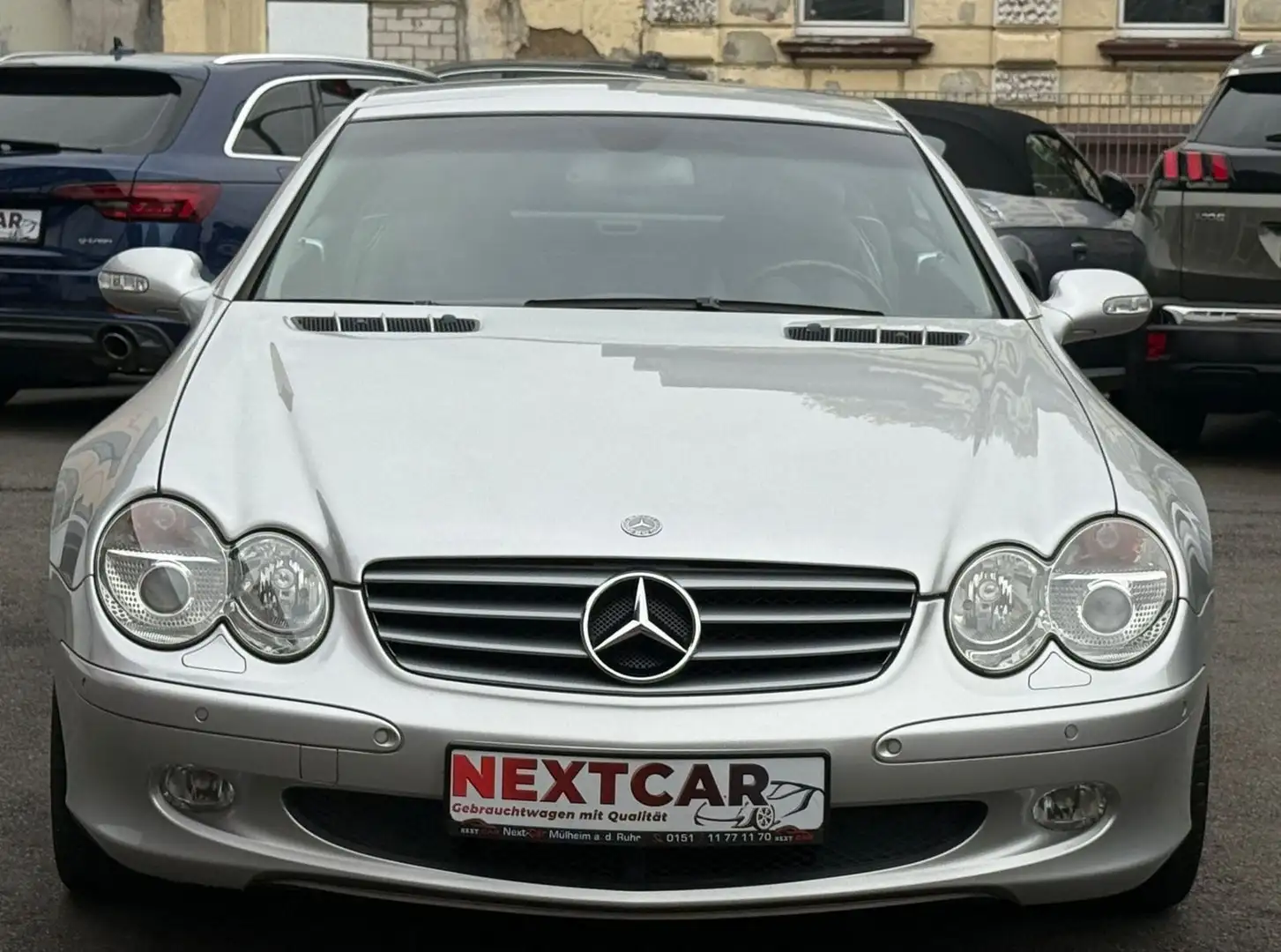 Mercedes-Benz SL 500 Automatik|1Hand|Leder|Unfallfrei| Silber - 2