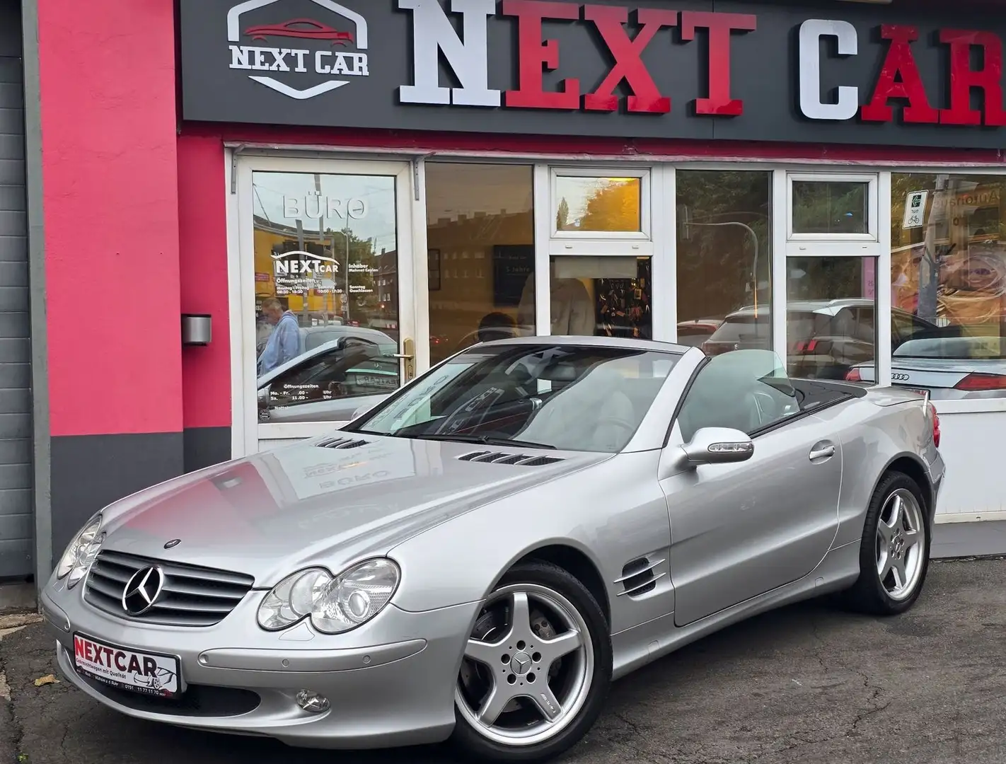 Mercedes-Benz SL 500 Automatik|1Hand|Leder|Unfallfrei| Silber - 1