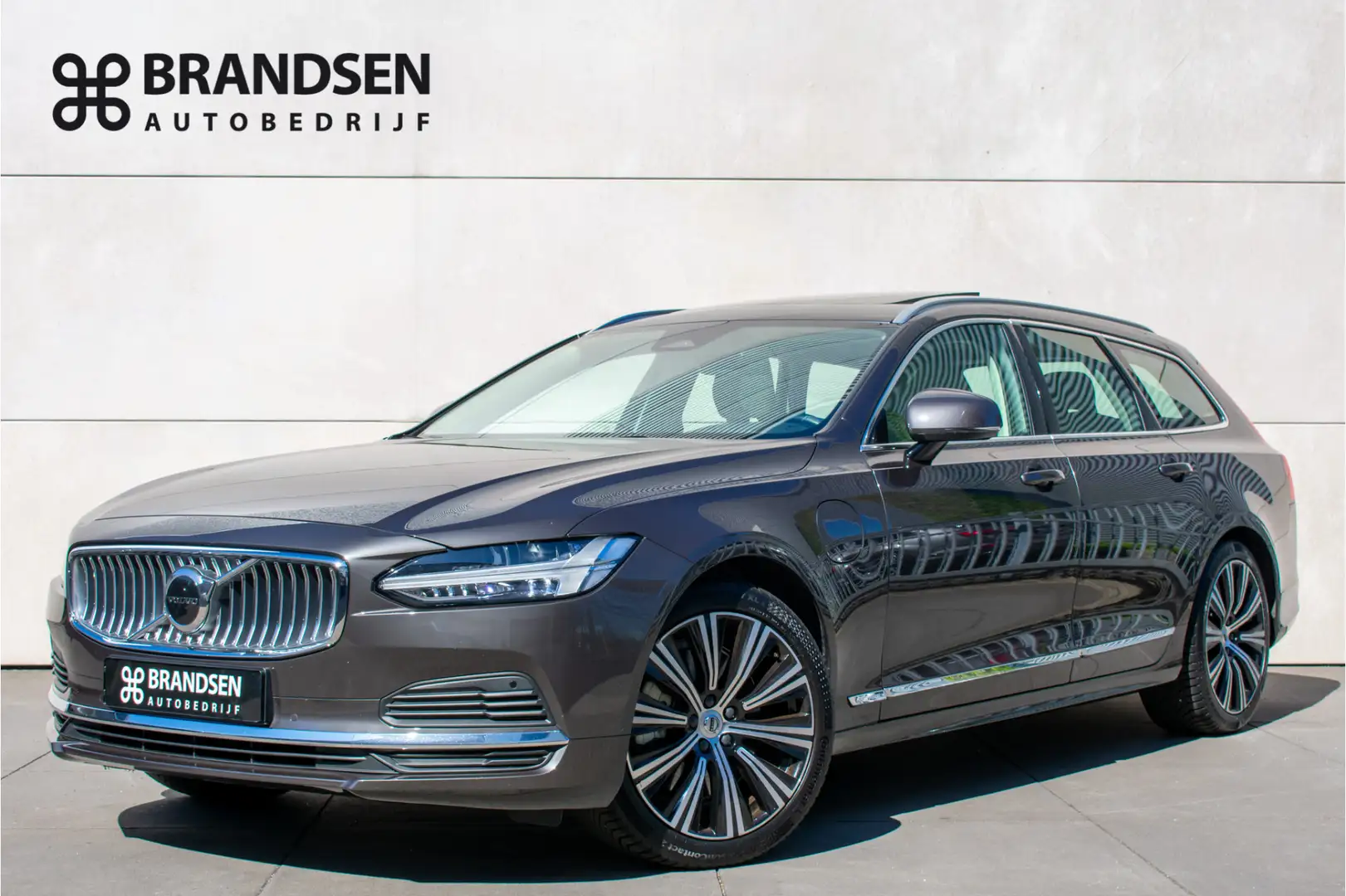 Volvo V90 2.0 T6 Plug-in hybrid AWD Ultimate Bright Long Ran Gris - 1