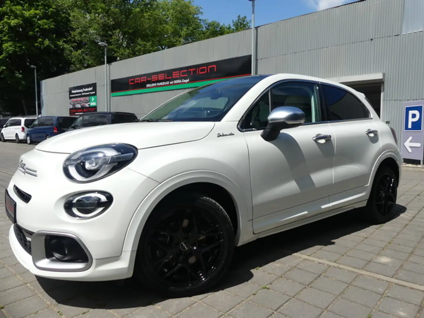 Fiat 500X 1.5 GSE Hybrid Più Dolcevita FALTDACH/LED/AUT Blanc - 2