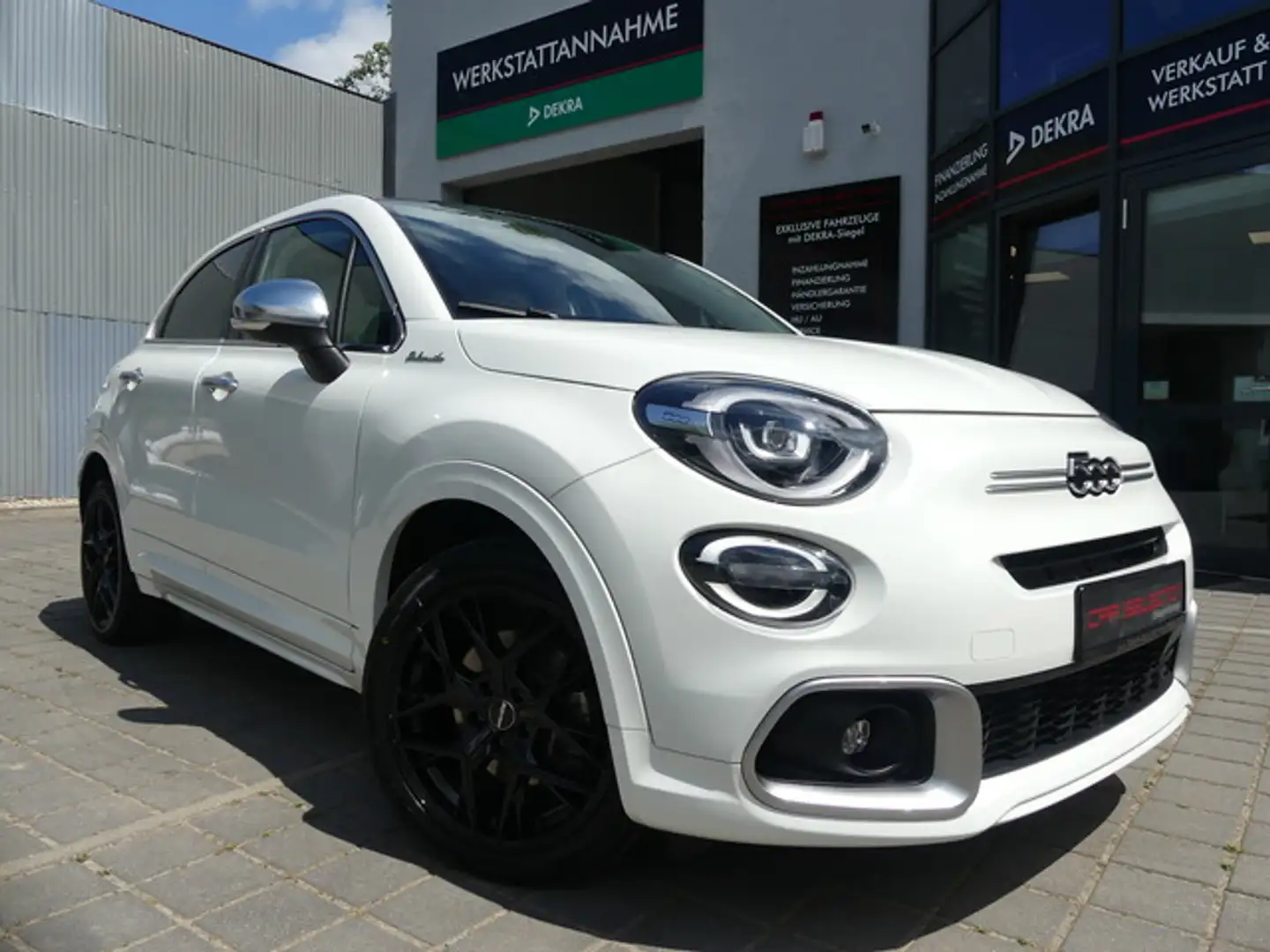 Fiat 500X 1.5 GSE Hybrid Più Dolcevita FALTDACH/LED/AUT Blanc - 1