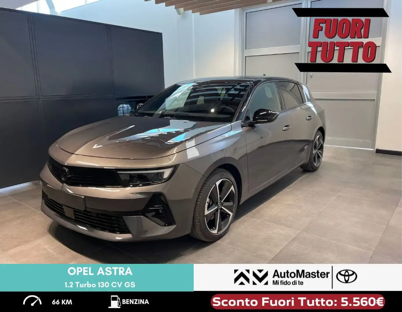 Opel Astra 1.2 Turbo 130 CV GS Grigio - 1