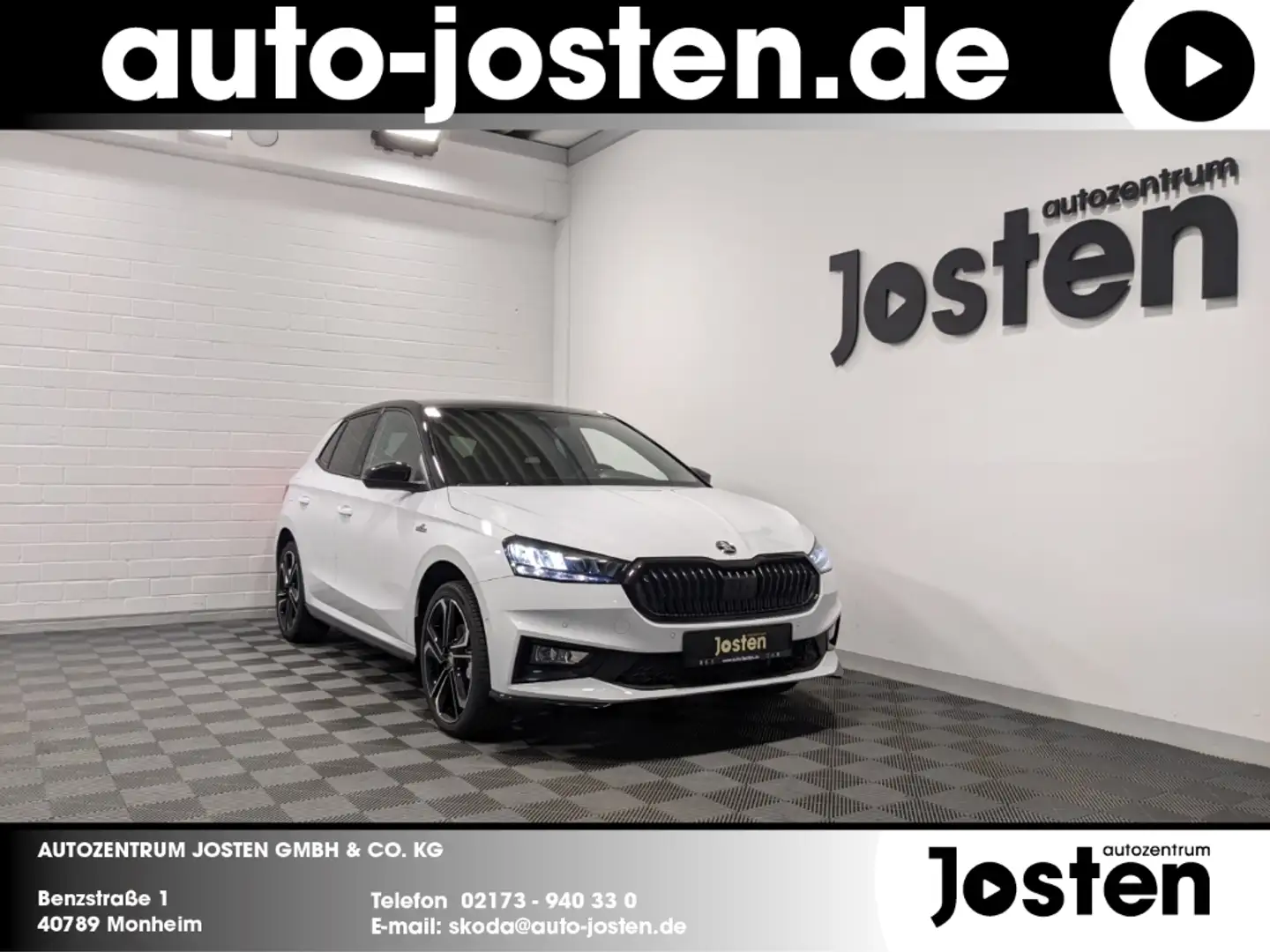 Skoda Fabia Monte Carlo 1.0TSI DSG Sound Navi CarPlay Blanc - 1