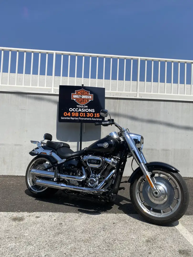 Harley-Davidson Fat Boy Zwart - 1