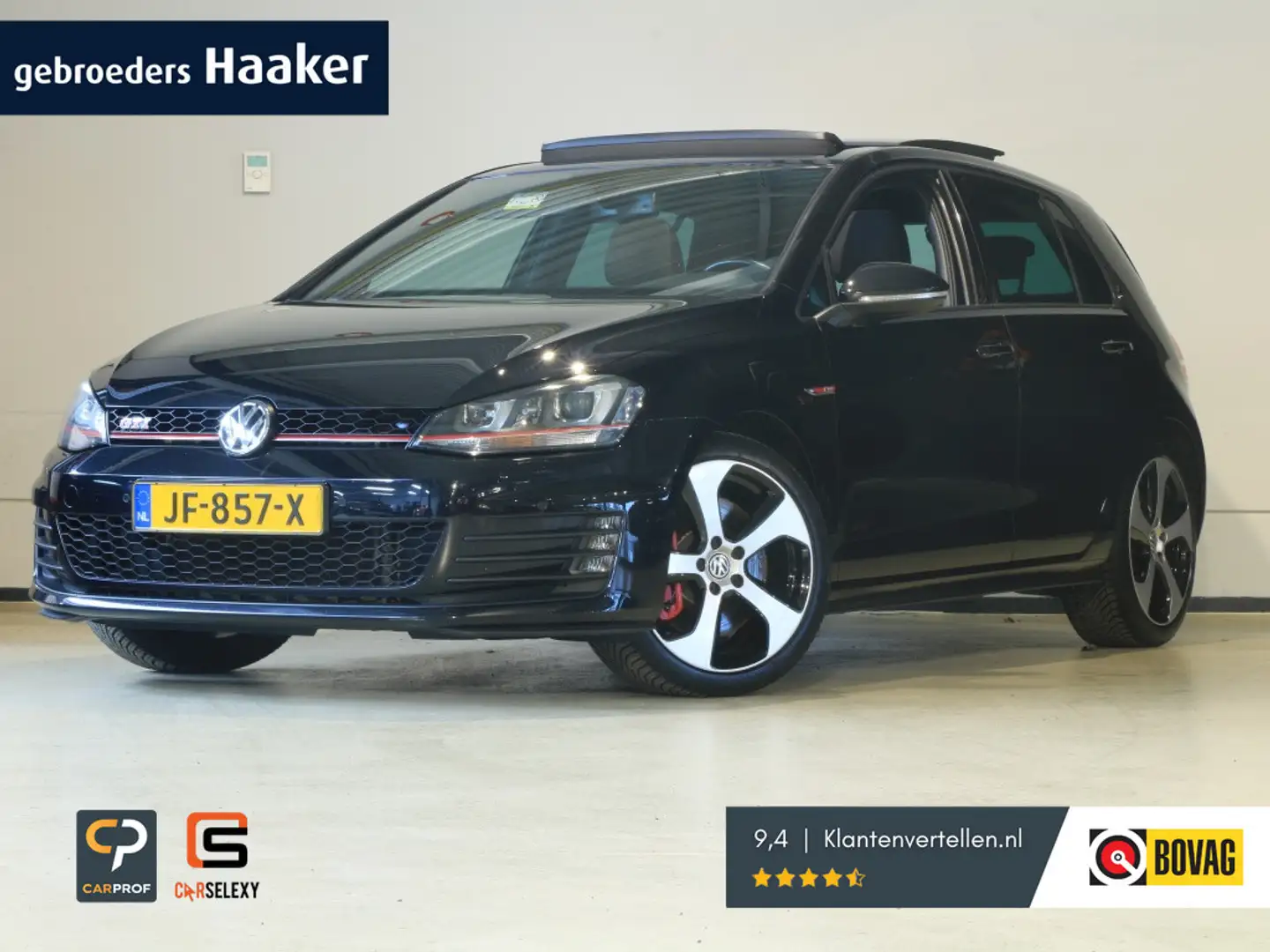 Volkswagen Golf GTI 2.0 230pk Performance * Zorgeloos rijden, zonder e Zwart - 1