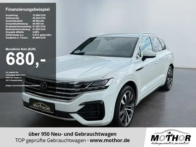 2023 Volkswagen Touareg in White for sale