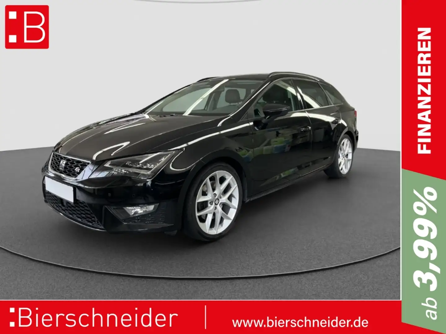 SEAT Leon ST 1.8 TSI DSG FR AHK NAVI DCC ACC SHZ SOUND Schwarz - 1