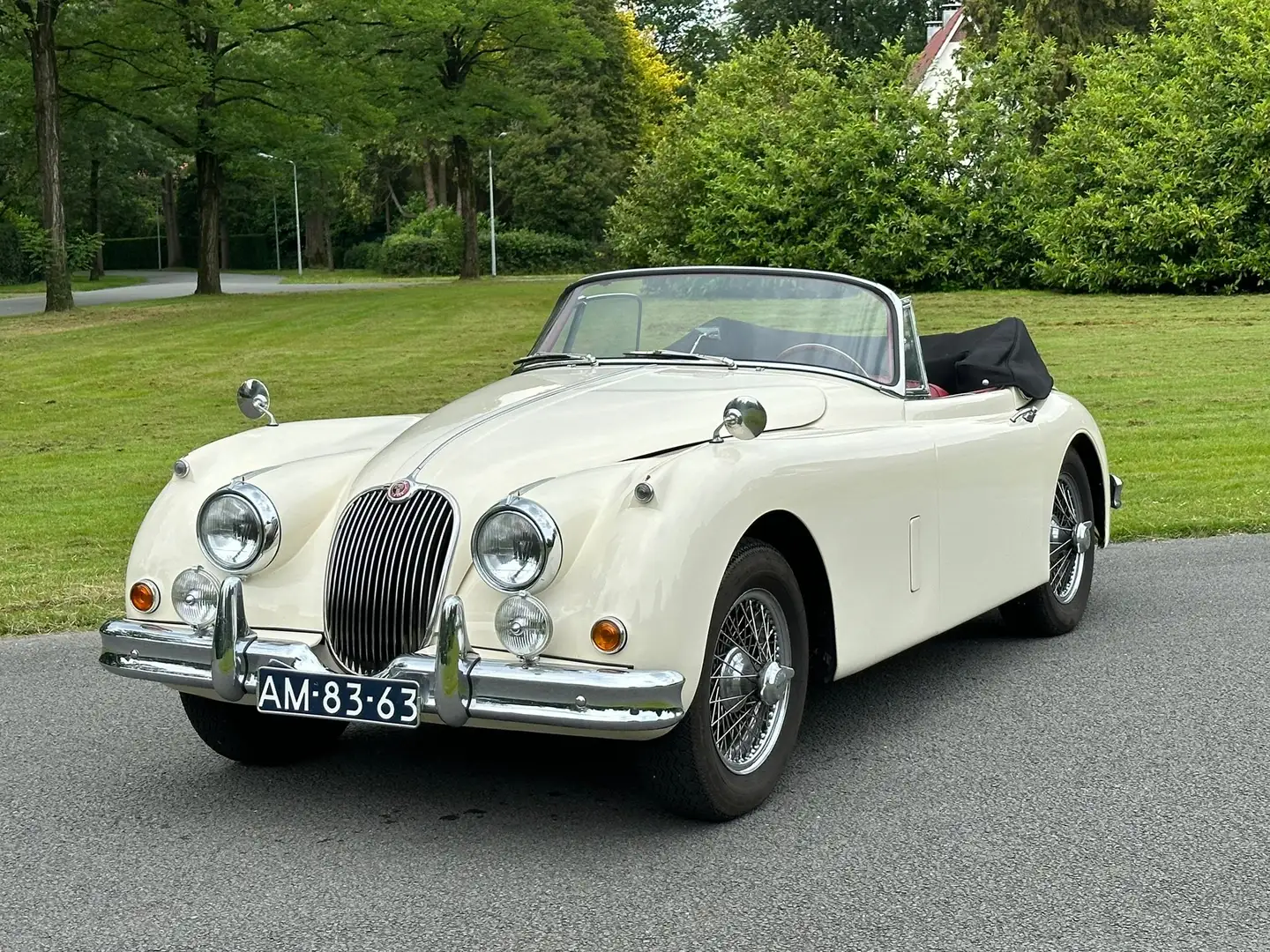 Jaguar XK 150 DHC Blanco - 2