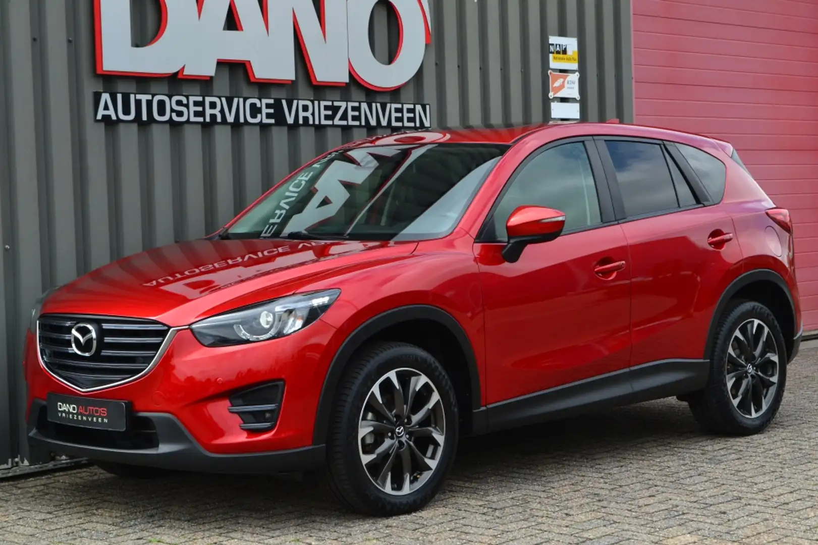 Mazda CX-5 2.5 SKYACTIV-G 192 Sports-Line AWD Leer/Camera/Nav Rood - 1