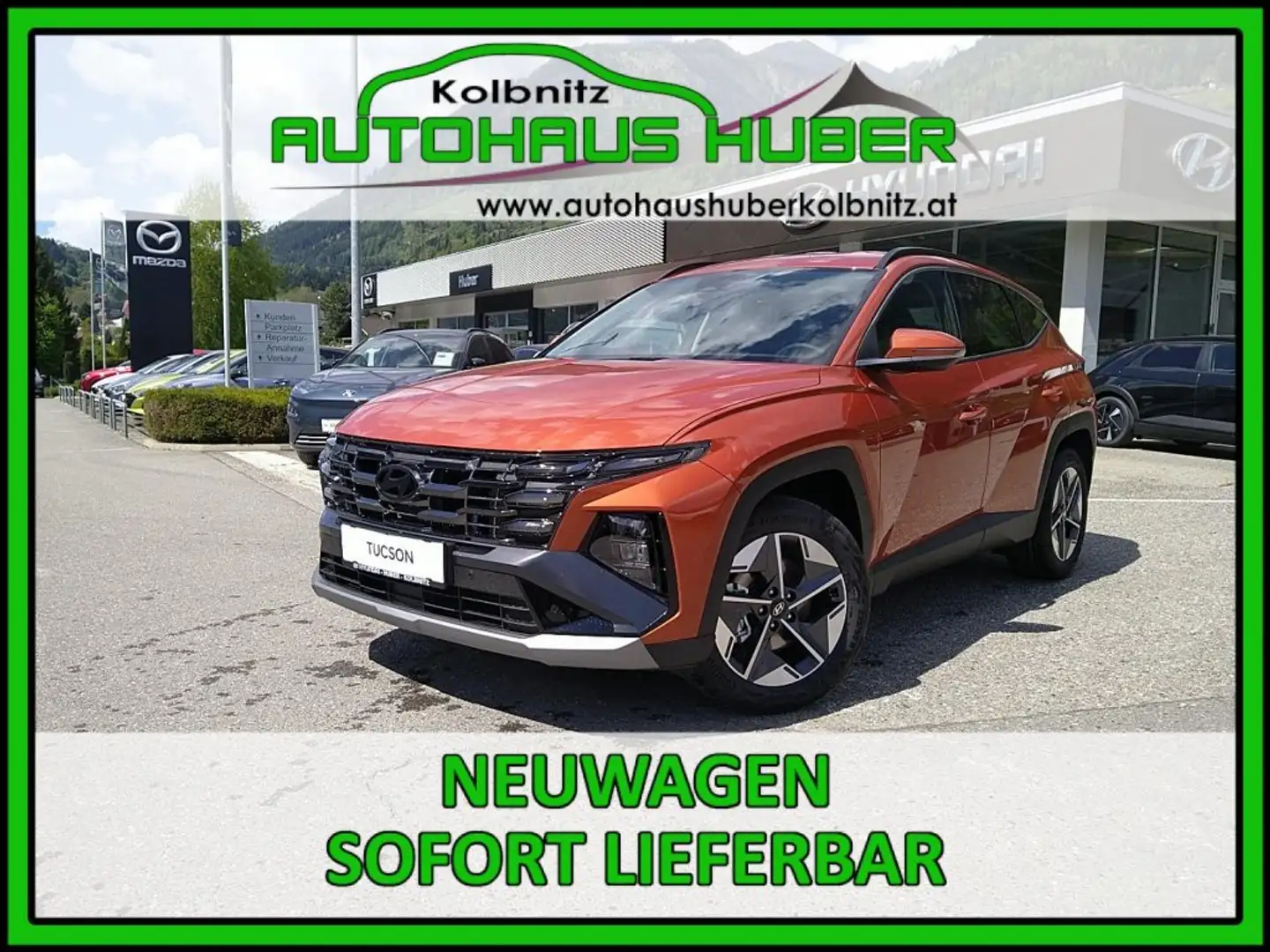 Hyundai TUCSON NX4 GO 1,6 T-GDi 4WD 48V DCT Orange - 1