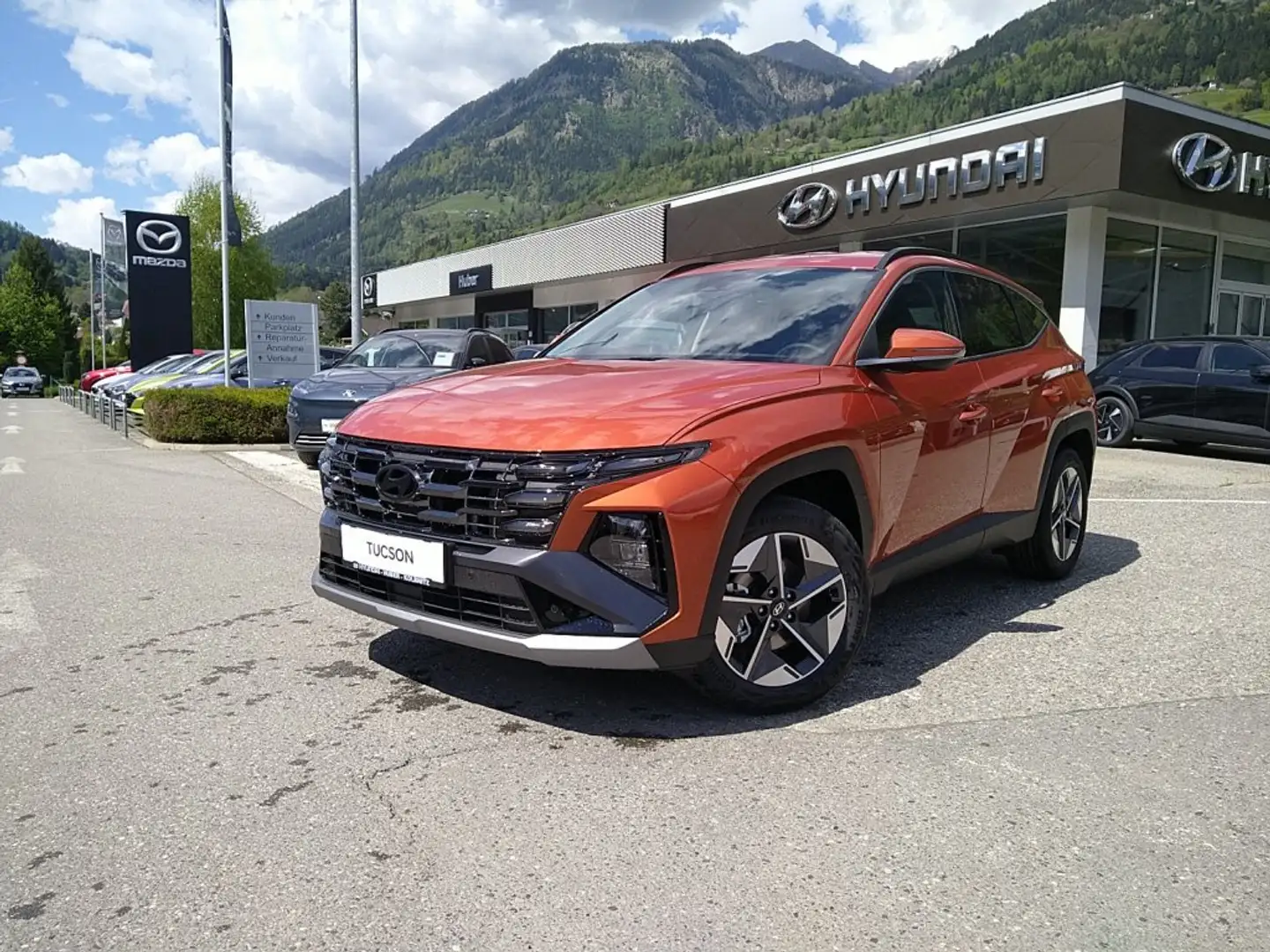 Hyundai TUCSON NX4 GO 1,6 T-GDi 4WD 48V DCT Orange - 2