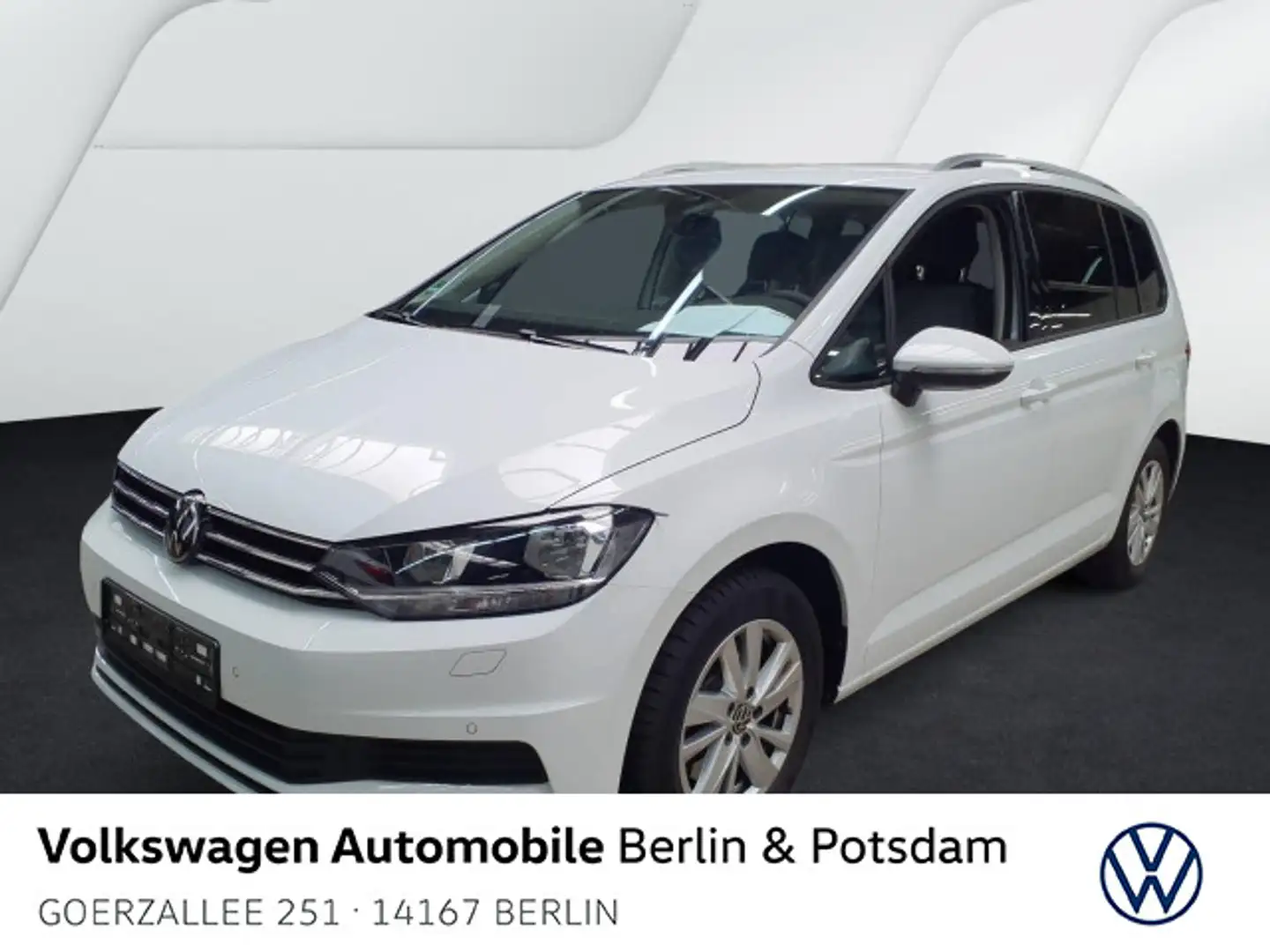 Volkswagen Touran 1.5 TSI DSG Comf. Navi Kamera AHK 7 Sitze Weiß - 1