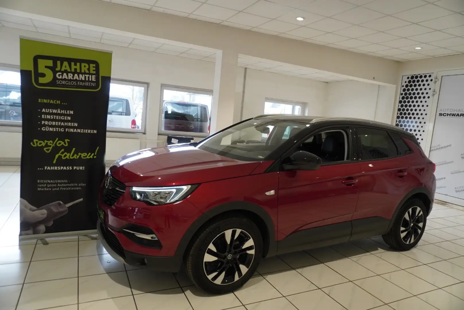Opel Grandland 1.2 Turbo 360° Kamera, Navi,Tempomat Rot - 2