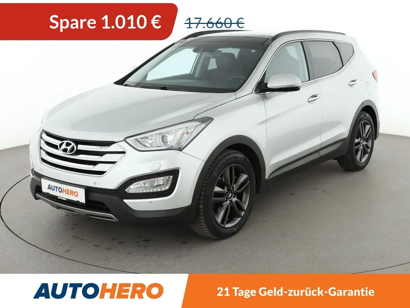 Hyundai SANTA FE 2.2 CRDi Premium 4WD Aut.*PANO*NAVI*CAM*PDC*SHZ* Gris - 1