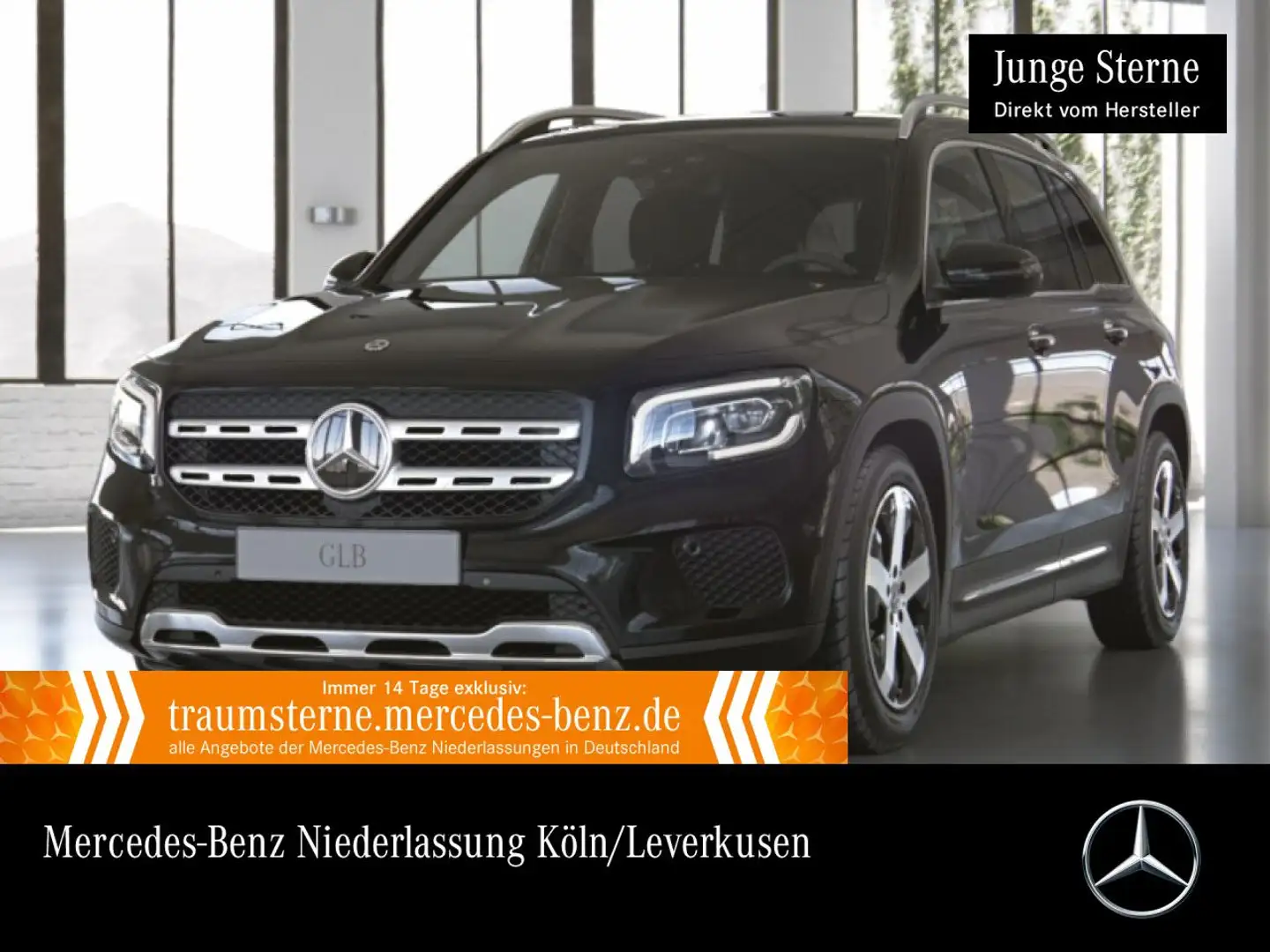 Mercedes-Benz GLB 200 d PROGRESSIVE+PANO+AHK+LED+KAMERA+TOTW+8G Schwarz - 1