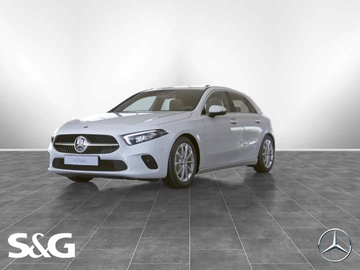 Mercedes-Benz A 200 DISTRONIC+360°+CARPLAY+PDC+MBUX+LED+17" Weiß - 1