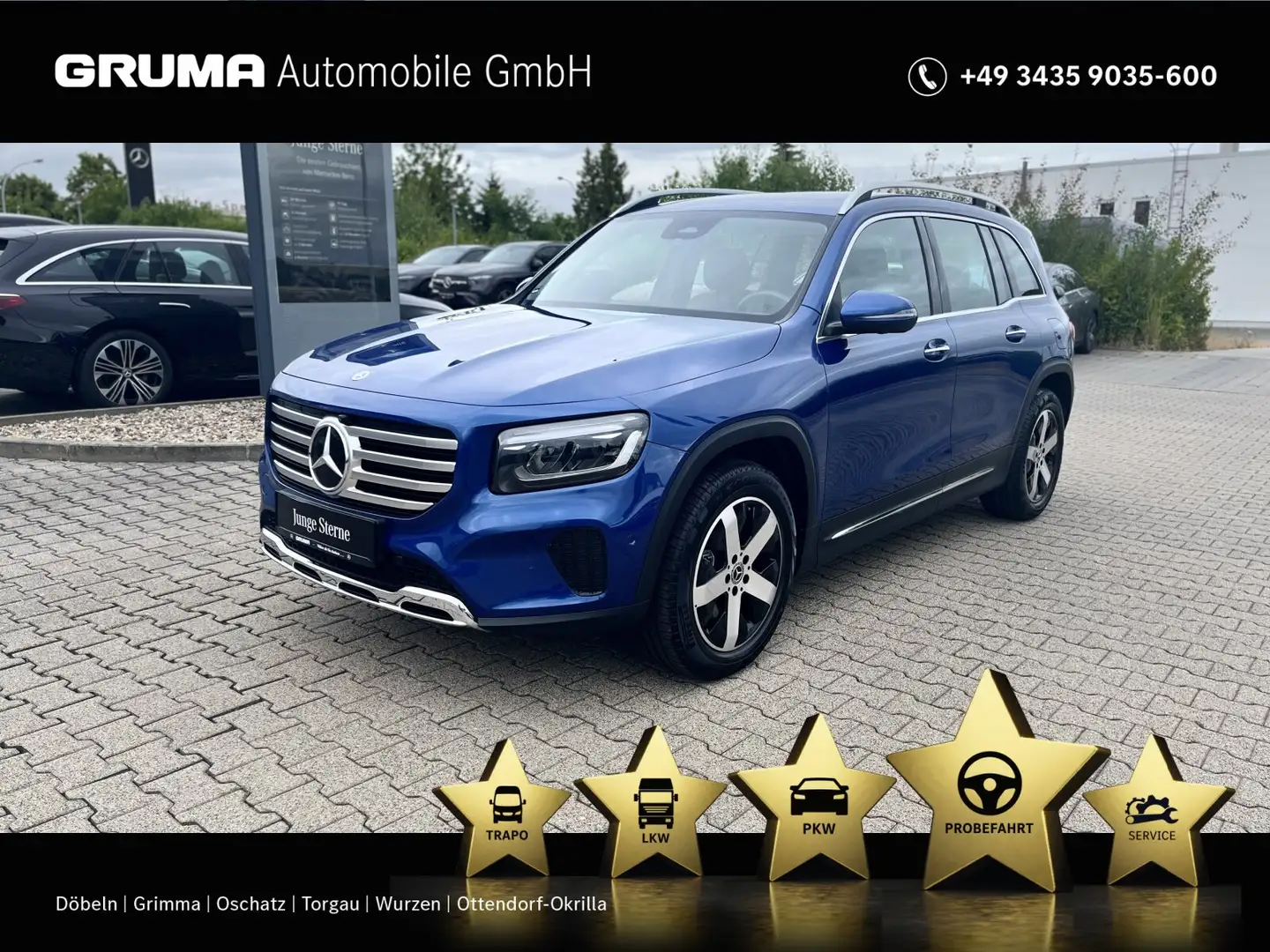 Mercedes-Benz GLB 180 GLB 180 Progress.Adv.Plus+Sthz+AHK+360°+CarPlay+ Blau - 1