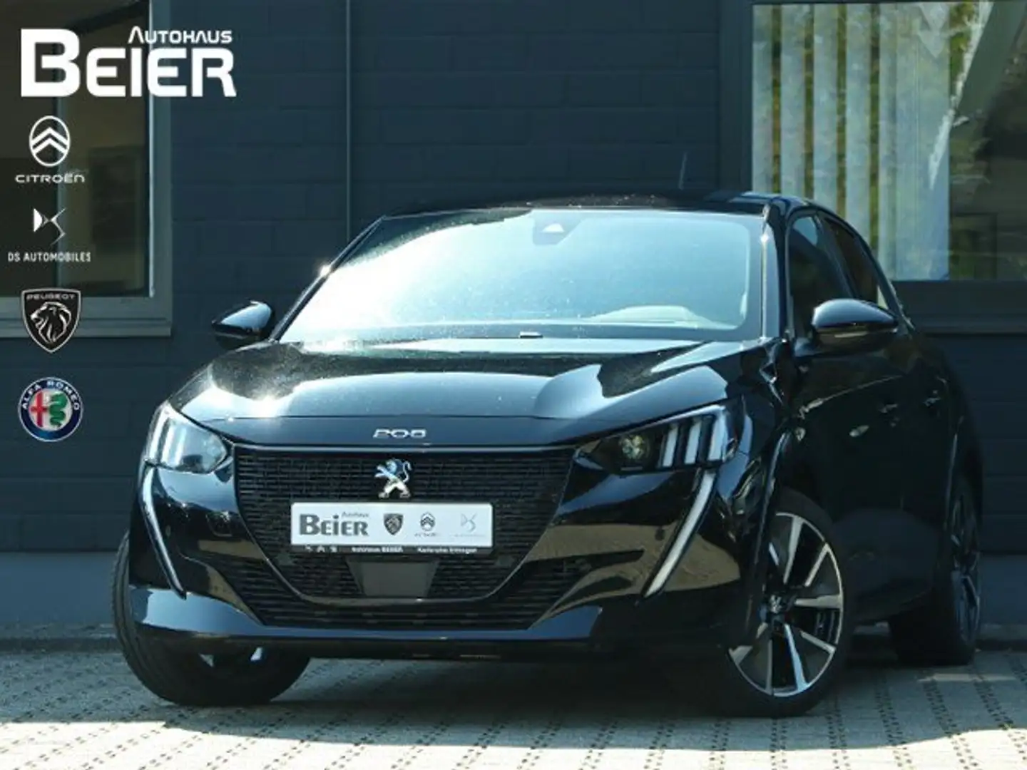 Peugeot e-208 E-GT Pack 136 Navi/ Klimaau./ PDC Schwarz - 1