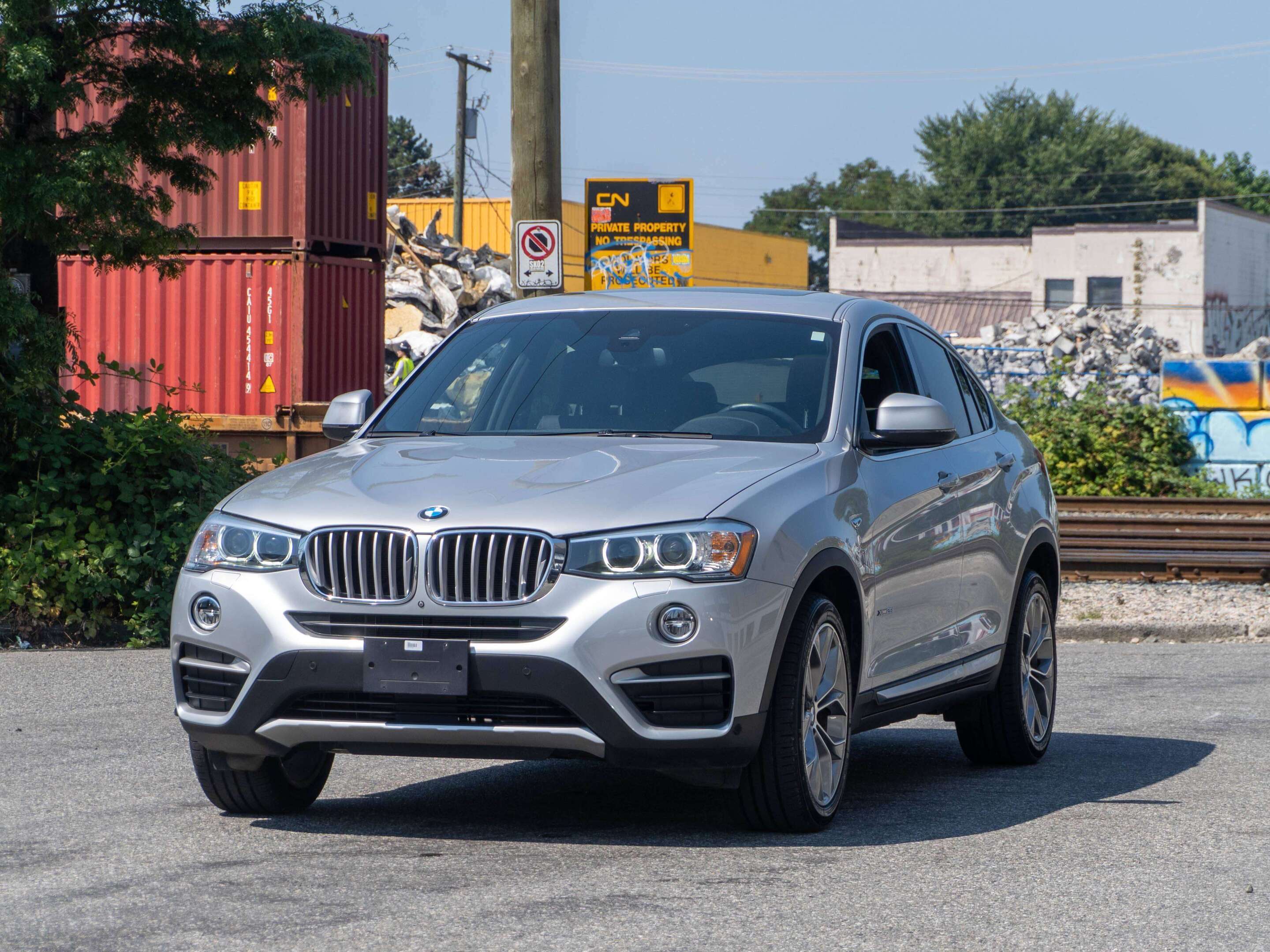 Silver 2015 BMW X4 SUV / Crossover All-Wheel Drive 8-Speed Automatic