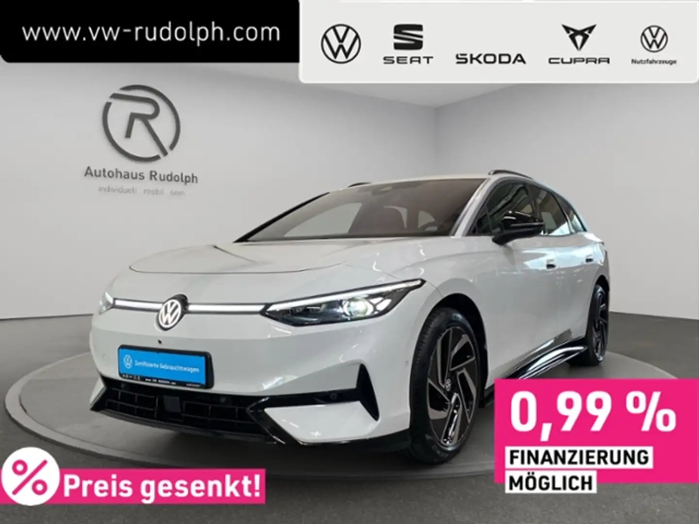Volkswagen ID.7 Tourer Pro / Navi STHZ LED RFK AHK Weiß - 1