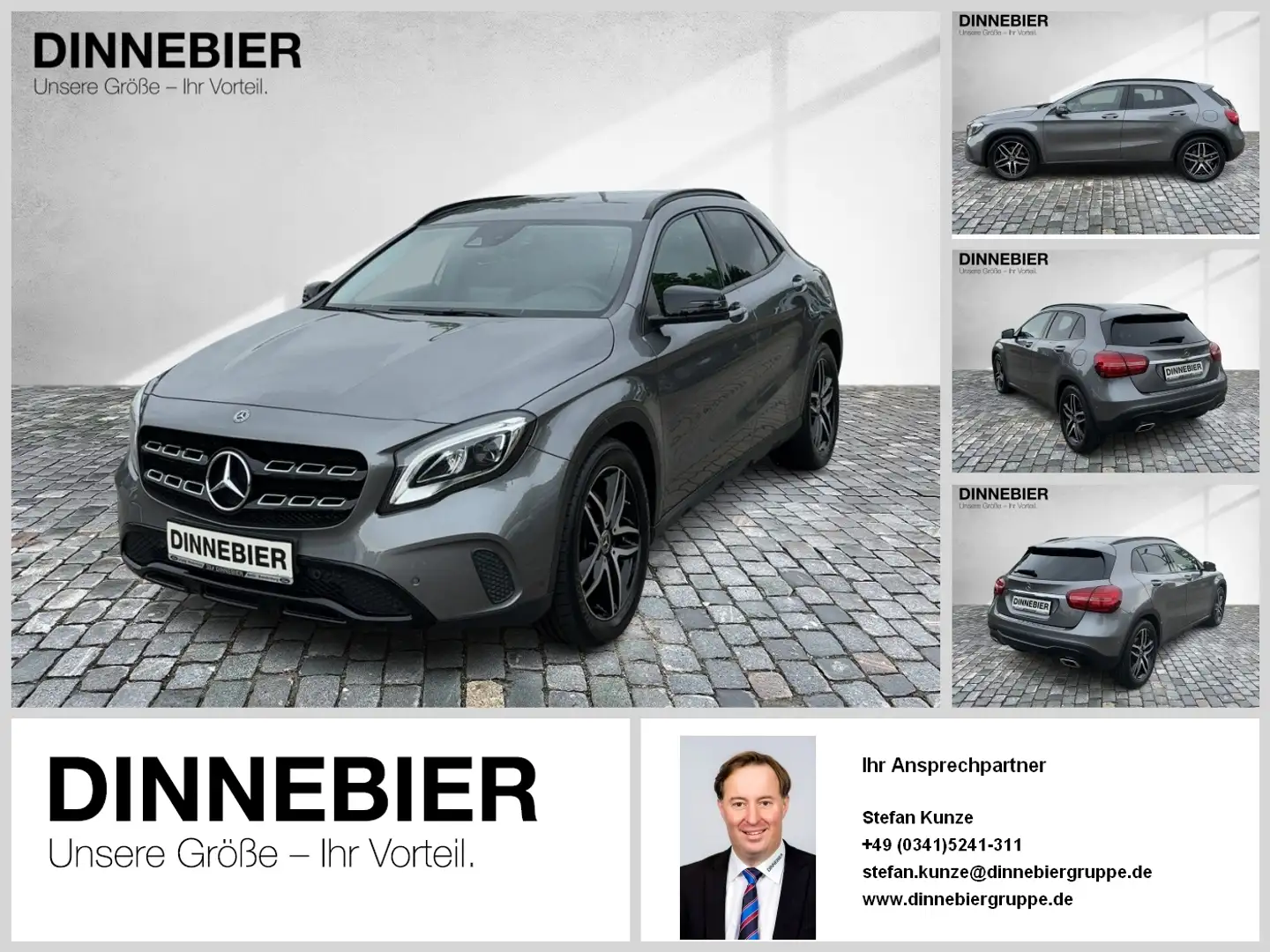 Mercedes-Benz GLA 220 Urban 4MATIC LED+AHK+Kamera+Navigation Gris - 1