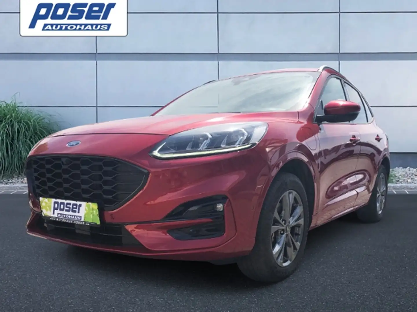 Ford Kuga Plug-In Hybrid ST-Line X KLIMA LED NAVI ALU Rojo - 2