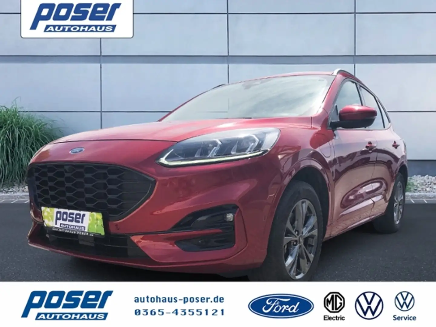 Ford Kuga Plug-In Hybrid ST-Line X KLIMA LED NAVI ALU Rojo - 1