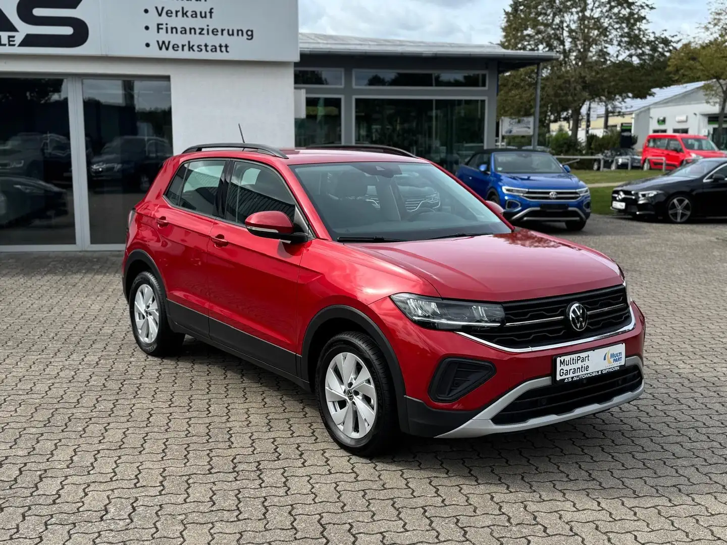 Volkswagen T-Cross 1.0 TSI Life Navi AppConnect Virtual LED Rouge - 1