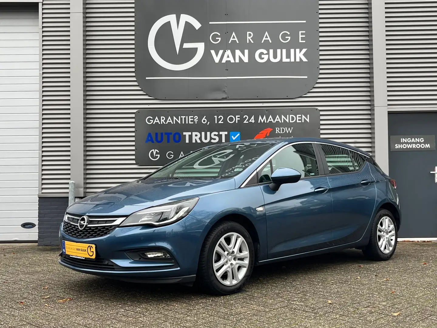 Opel Astra 1.4 150PK Navi,Clima,Cruise,Isofix,Carplay,Stoel+S Blauw - 1
