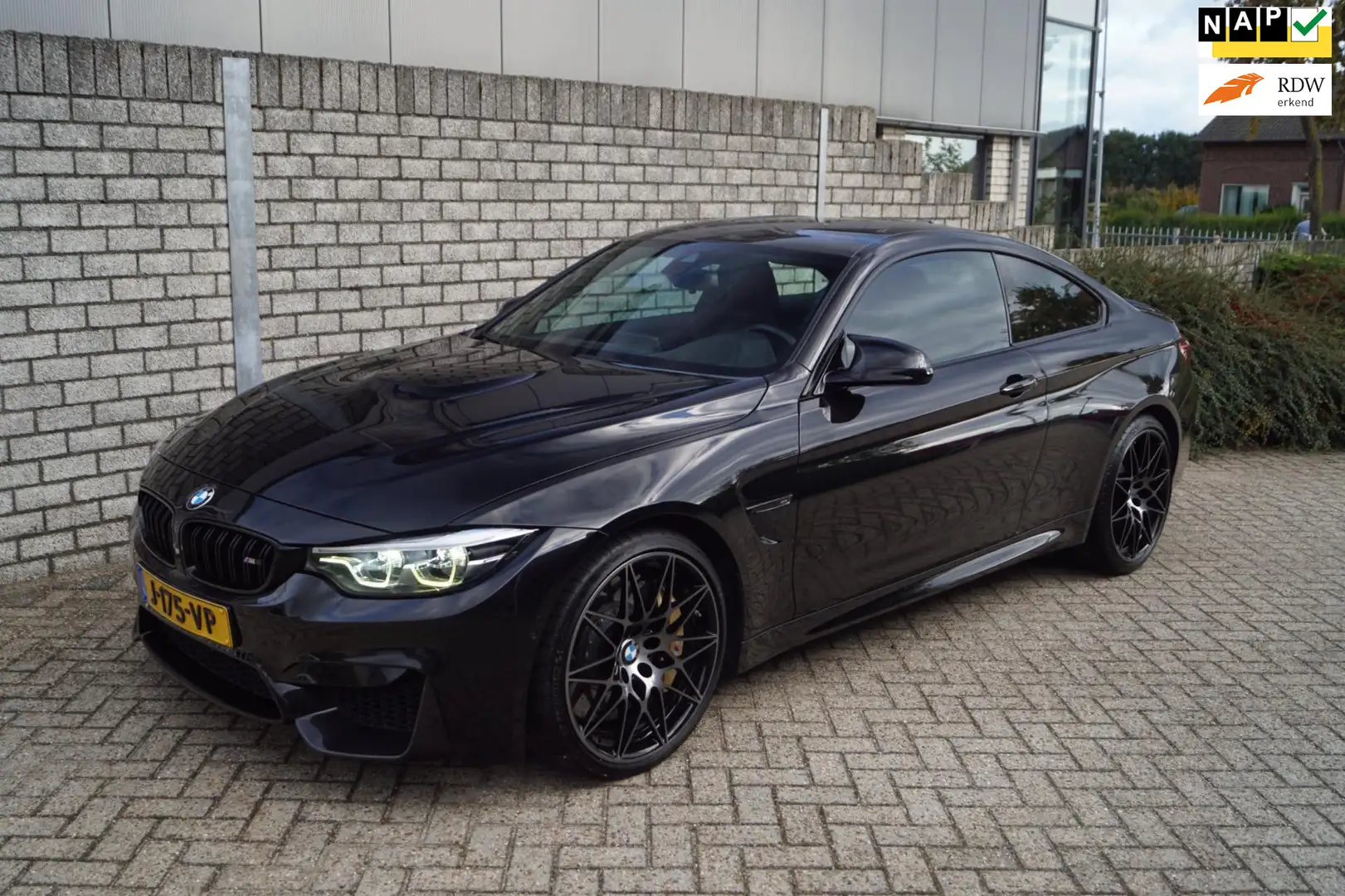 BMW M4 4-serie Coupé Competition Autom Keramisch Head-Up Zwart - 1