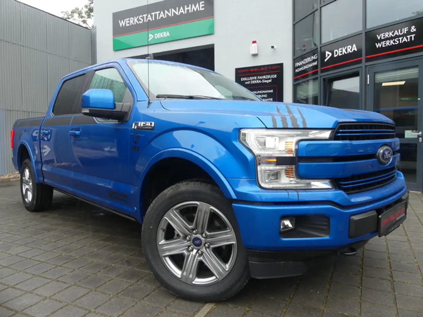 Ford F 150 Lariat Sport 5.0L Flex LED/PANO/DIGITAL/B&O Blue - 1