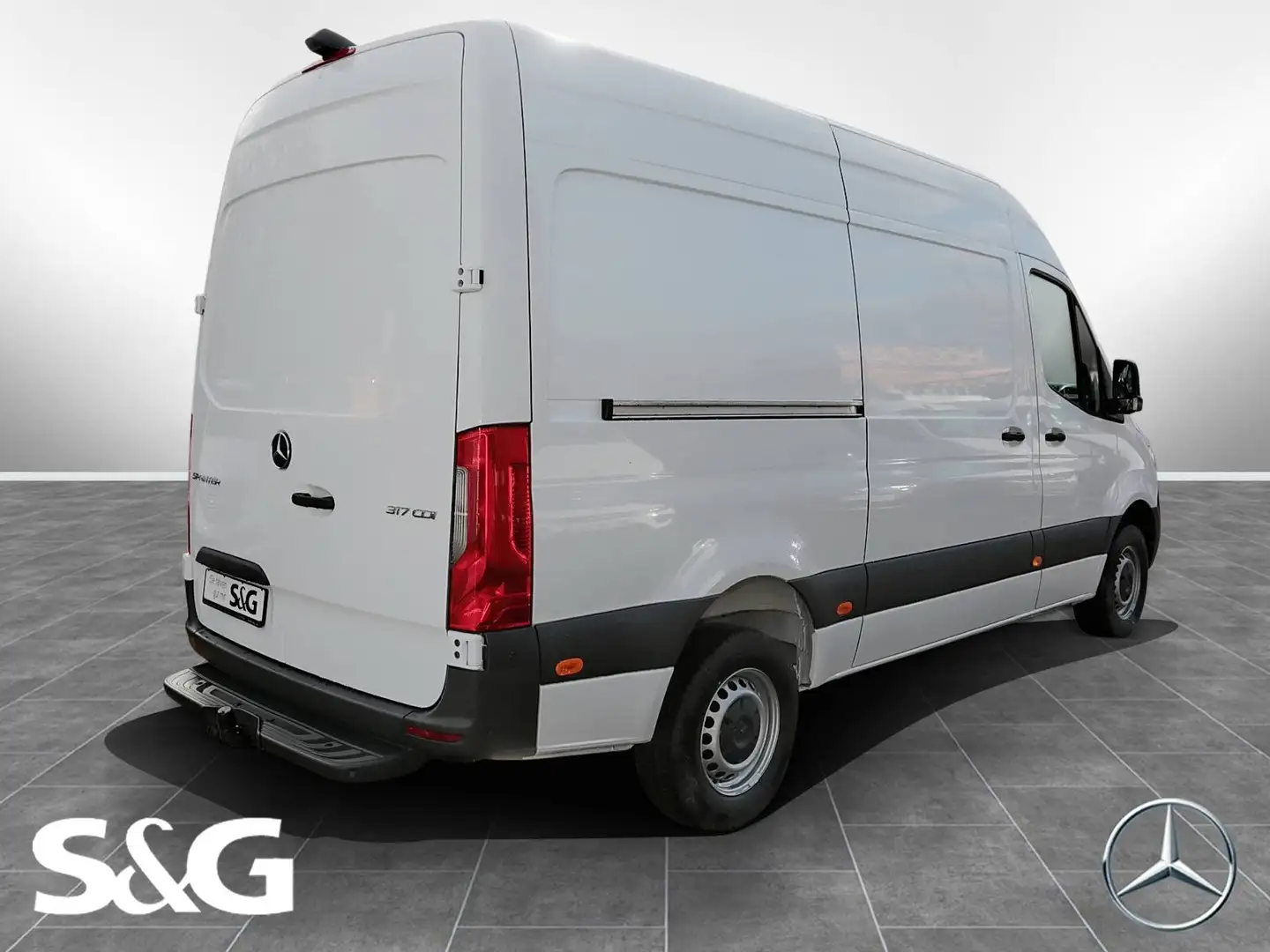 Mercedes-Benz Sprinter 317 CDI Kasten Hochdach Standard Blanc - 2