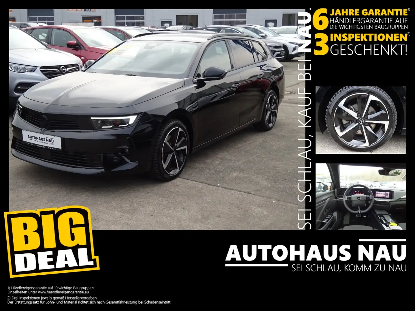 Opel Astra ST 1.2 GS Line Sonderpreis!! Schwarz - 1