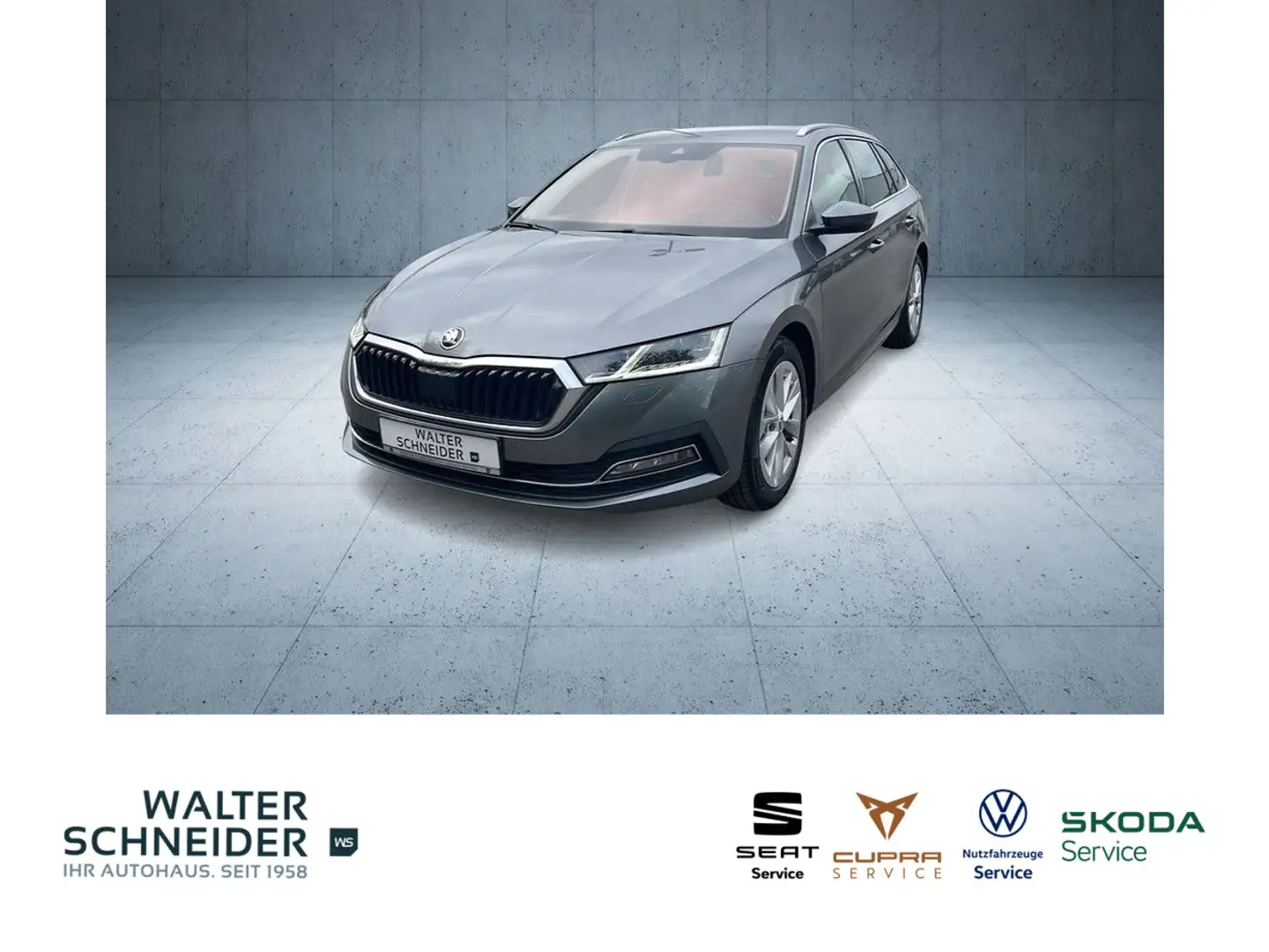 Skoda Octavia Combi 2.0 TDI DSG Style Navi Matrix Lede Gris - 1