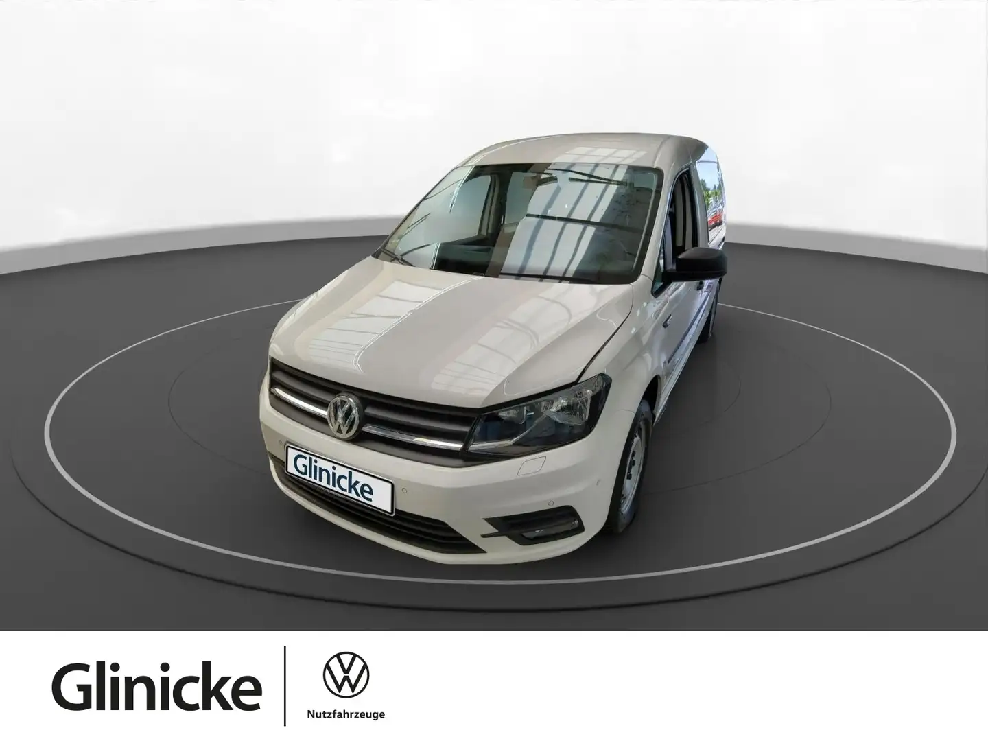 Volkswagen Caddy 1.0 TSI AHK PDC vo+hi Tempomat Klima Weiß - 1