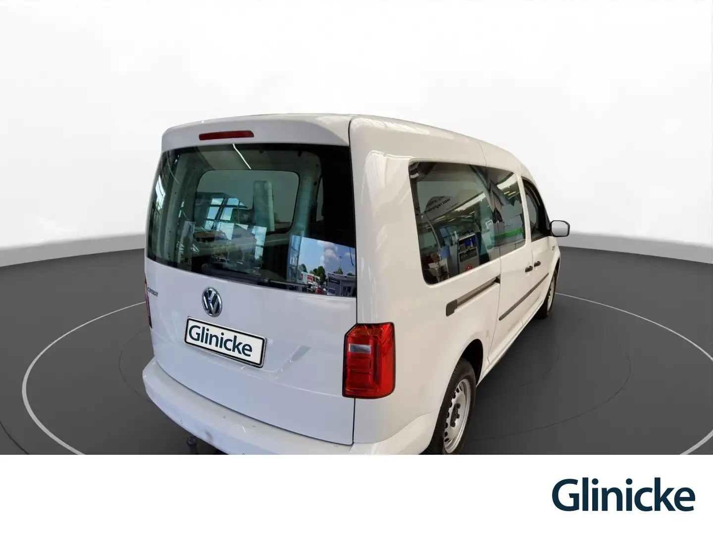 Volkswagen Caddy 1.0 TSI AHK PDC vo+hi Tempomat Klima Weiß - 2