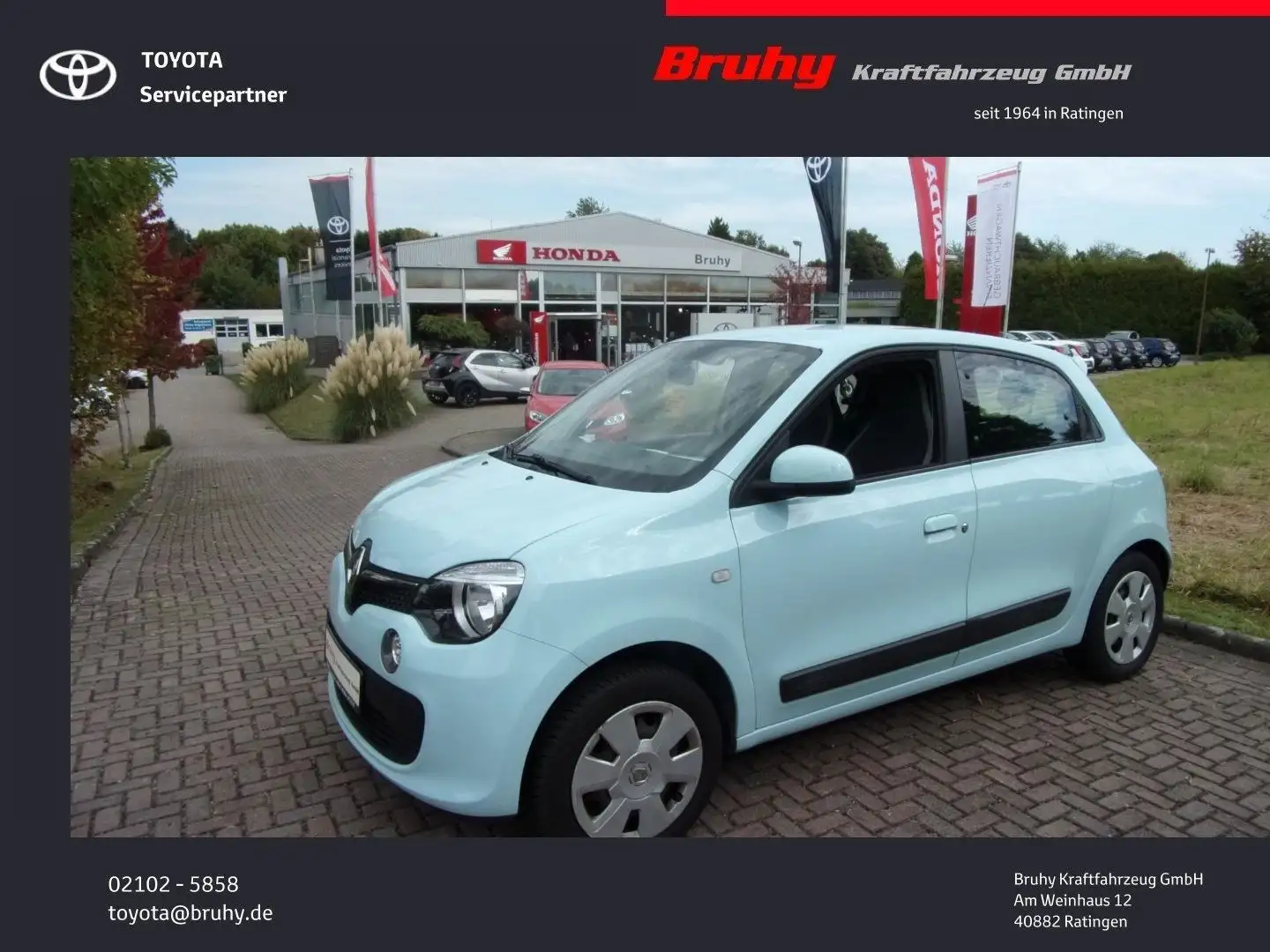 Renault Twingo 4 türig Klimaanlage Allwetterreifen Bleu - 1