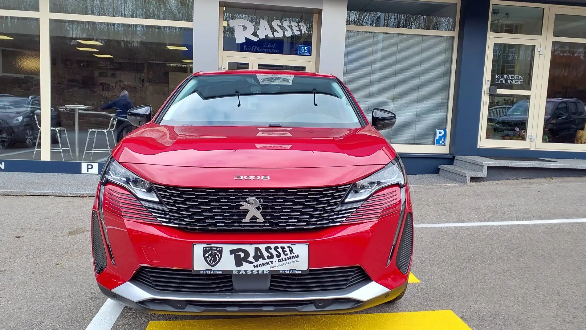 Peugeot 3008 Allure 1,6 PlugIn-Hybrid 225 Rot - 1
