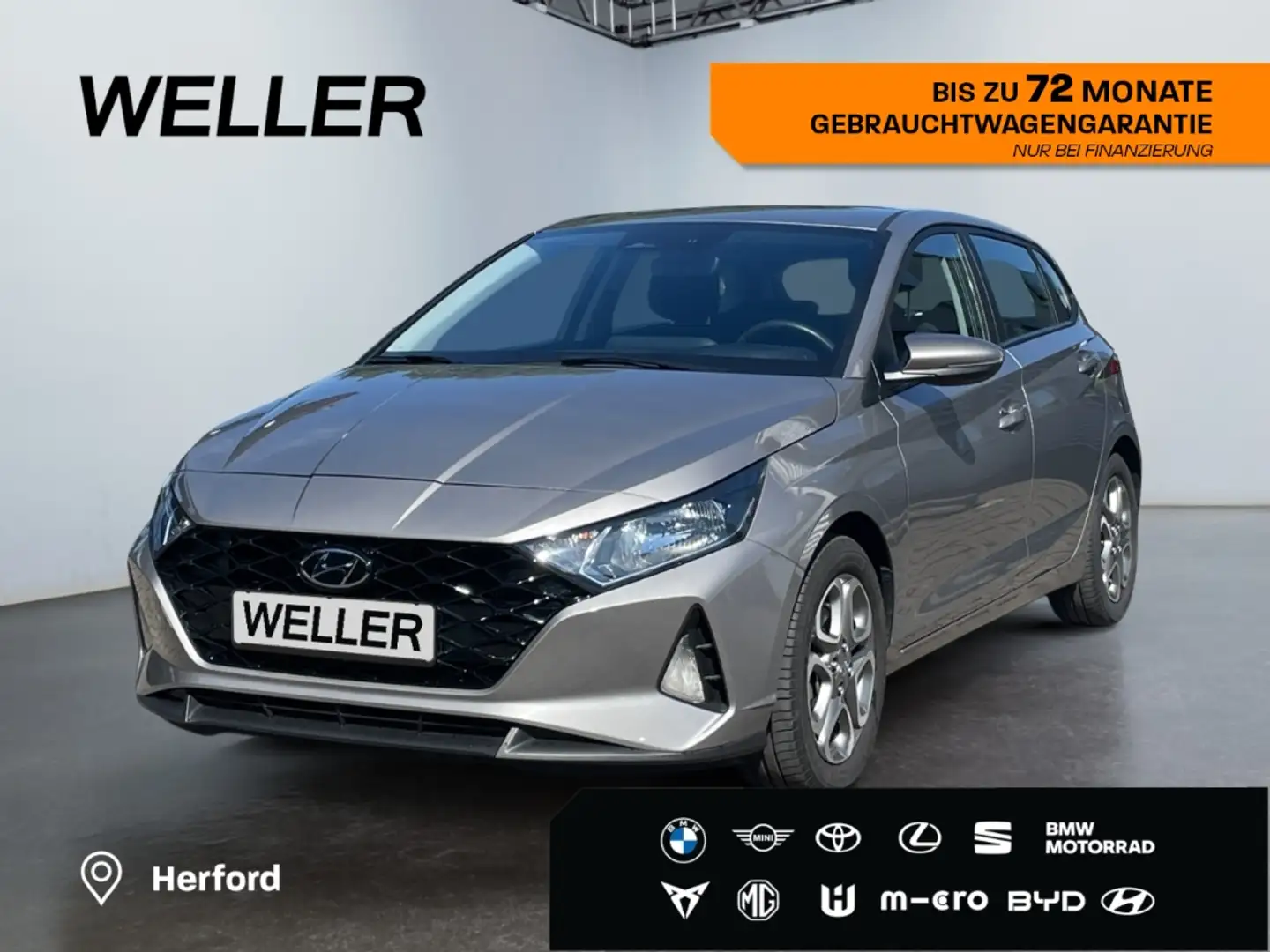 Hyundai i20 1.0 T-GDI 48V-Hybrid DCT Trend *AHK*4xSHZ*CAM* Grau - 1
