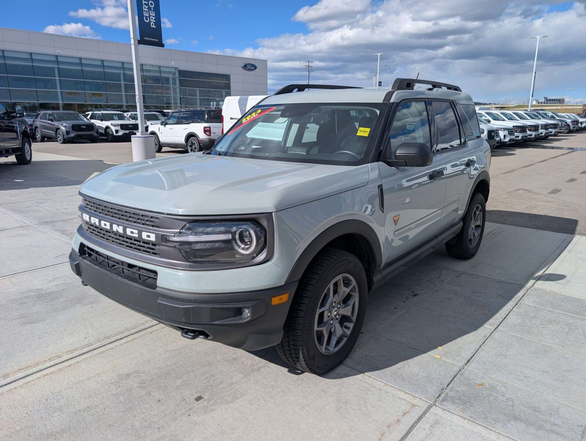Gray 2023 Ford Bronco Sport SUV / Crossover All-Wheel Drive 8-Speed Automatic