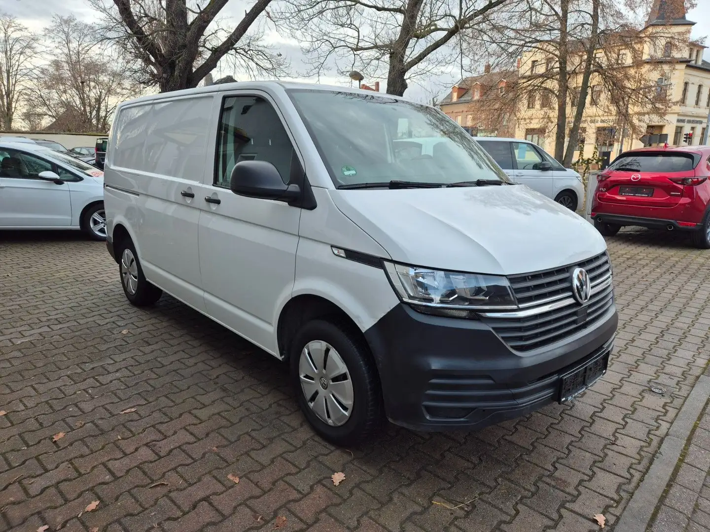 Volkswagen T6 Transporter T6.1 2.0 TDi,Kasten,Klima,2 Sitze,PDC Weiß - 1