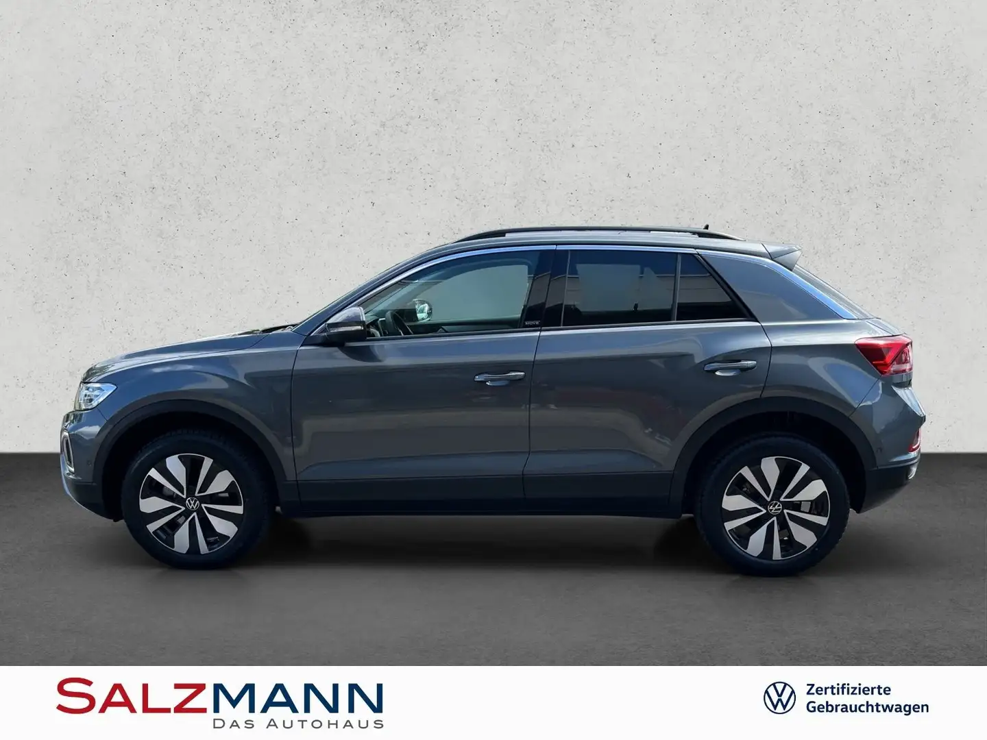 Volkswagen T-Roc 1.5 TSI DSG Move, Navi, LED, Kamera, ACC K Grijs - 2